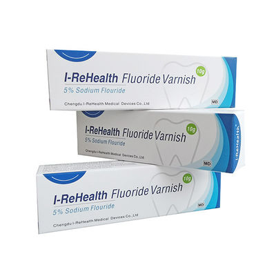 10g / Potongan Kuning 5% Sodium Fluoride Varnish Untuk Anak