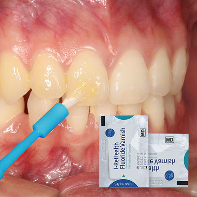 CE ISO 0.4ml Sodium Fluoride Varnish Meringankan Sensitivitas Gigi Pada Orang Dewasa