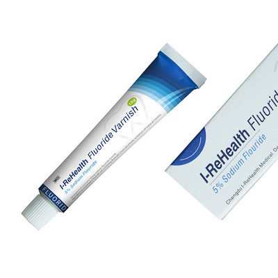 CE ISO bersertifikat 5% Natrium Fluoride Catok gigi dengan rasa melon untuk mencegah karies gigi