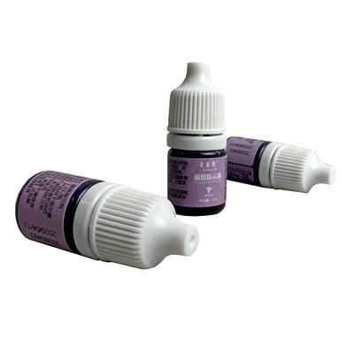 Warna Ungu Pencelupan Dua Warna Indikator Plak Gigi 3Ml Packing Untuk Anak-Anak