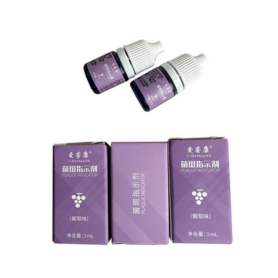 Indikator Plak Gigi Rasa Anggur Dua Warna Untuk Mengunci Tempat Plak 3mL/Botol