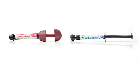 quality Dental 2g/ Spuit Resin Cair Komposit Flowable Curing Cahaya Tampak dalam kelas Black Ⅲ dan V factory