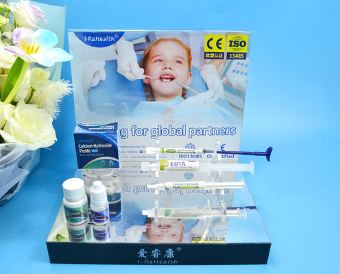 Mekanisme ganda antibakteri dan antiinflamasi
Pasta kalsium hidroksida pracampuran dengan yodoform - Bahan pengisi saluran akar untuk anak-anak dengan kemasan 2g