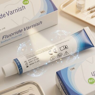CE ISO bersertifikat 5% Natrium Fluoride Catok gigi dengan rasa melon untuk mencegah karies gigi