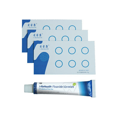 Resin Alami 22600ppm Sodium Fluoride Varnish Untuk Orang Dewasa Memperbaiki Demineralisasi