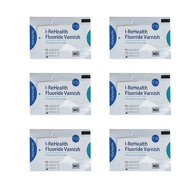 0.5g 5% Sodium Fluoride Varnish Untuk Gigi Sensitif 100PK / Kotak