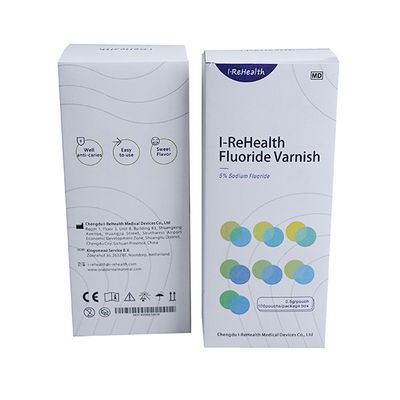 5% Sodium Fluoride Varnish Untuk Sensitivitas Gigi Dewasa 10-15 detik Menyembuhkan