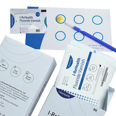 Aplikasi Topikal Pediatric Fluoride Varnish 0.5g 10 Set Kit Terpisah